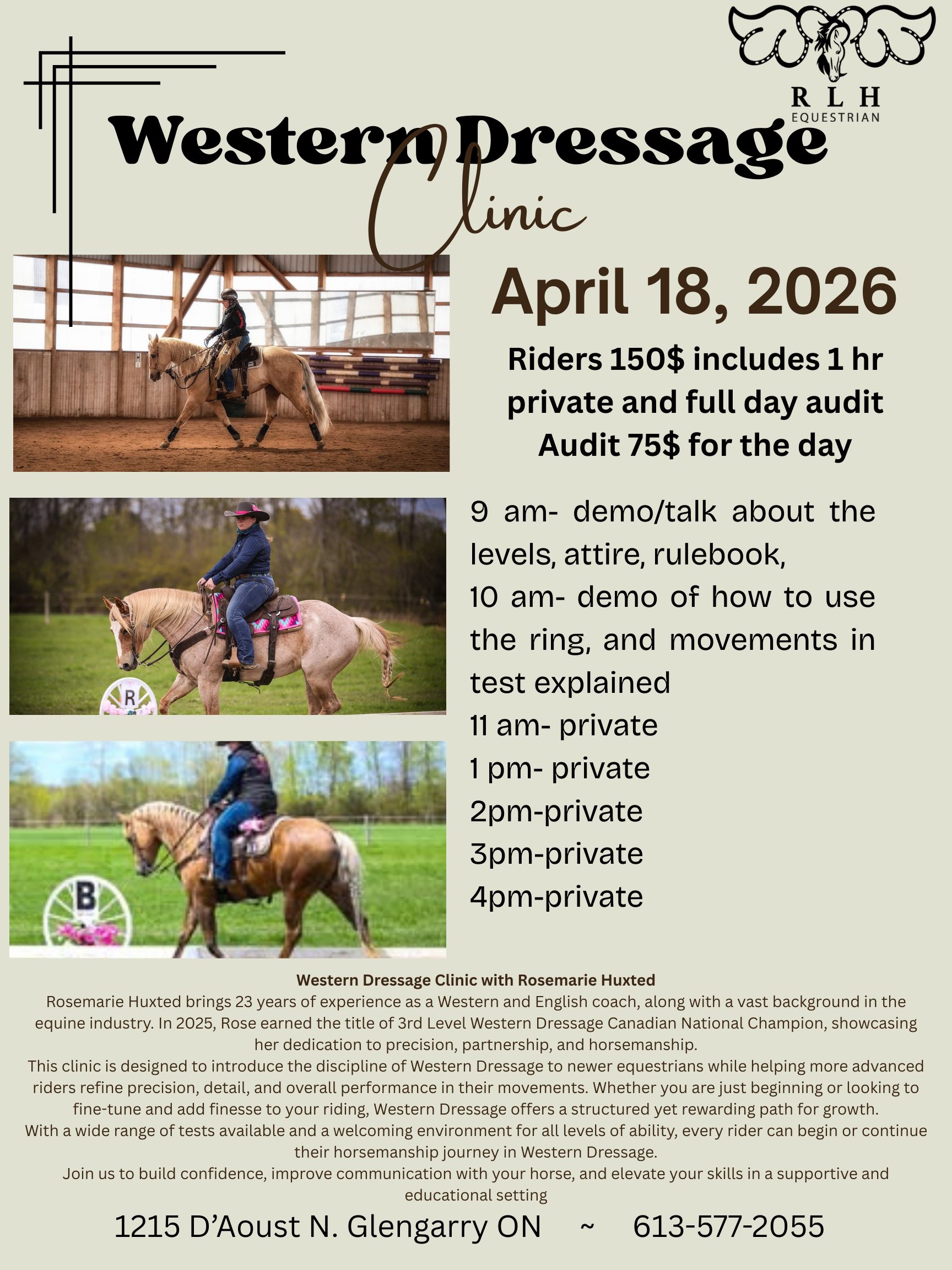 Services - Training and Lessons - Rose and Linda